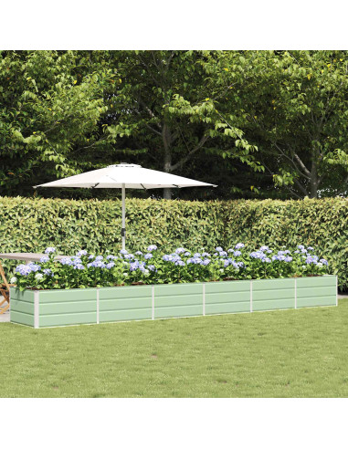 Fioriera Verde 480 x 80 x 45 cm Acciaio