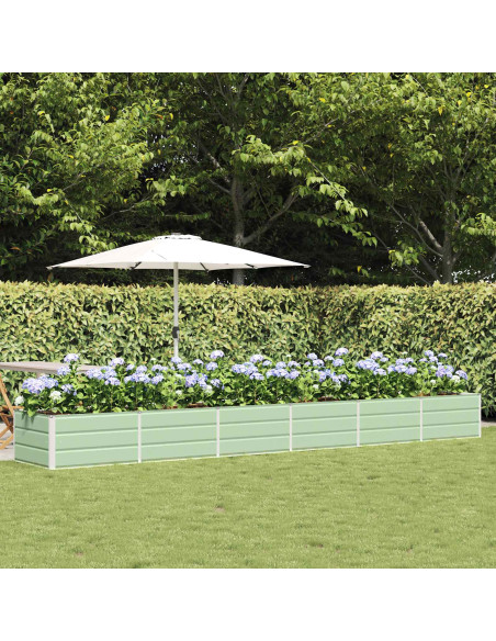 Fioriera Verde 480 x 80 x 45 cm Acciaio