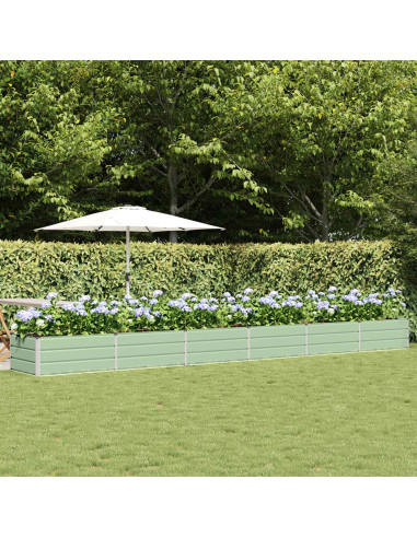 Fioriera Verde 600 x 80 x 45 cm Acciaio