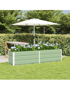 Fioriera Verde Pastello 480 x 50 x 45 cm Acciaio zincato