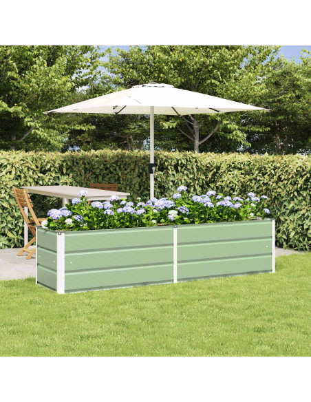 Fioriera Verde Pastello 480 x 50 x 45 cm Acciaio zincato