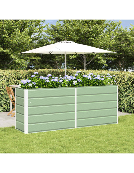 Fioriera Verde Pastello 480 x 50 x 45 cm Acciaio zincato