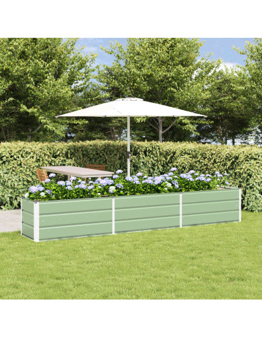 Fioriera Verde Pastello 480 x 50 x 45 cm Acciaio zincato