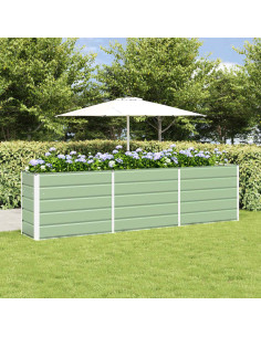 Fioriera Verde Pastello 480 x 50 x 45 cm Acciaio zincato