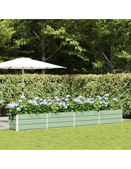 Fioriera Verde Pastello 480 x 50 x 45 cm Acciaio zincato