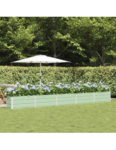 Fioriera Verde Pastello 480 x 50 x 45 cm Acciaio zincato