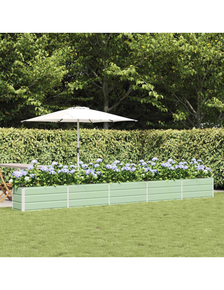 Fioriera Verde Pastello 480 x 50 x 45 cm Acciaio zincato