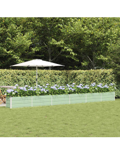 Fioriera Verde Pastello 480 x 50 x 45 cm Acciaio zincato