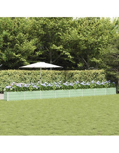 Fioriera Verde Pastello 480 x 50 x 45 cm Acciaio zincato
