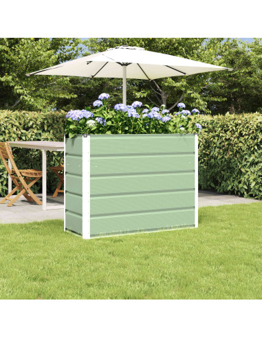 Fioriera Verde 100 x 40 x 75 cm Acciaio