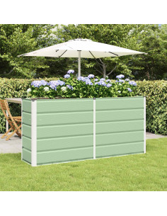 Fioriera Verde 160 x 40 x 75 cm Acciaio