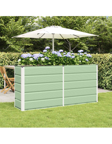 Fioriera Verde 160 x 40 x 75 cm Acciaio