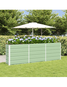 Fioriera Verde 160 x 40 x 75 cm Acciaio