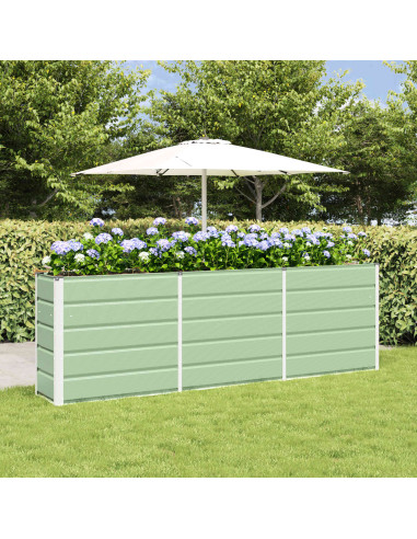 Fioriera Verde 160 x 40 x 75 cm Acciaio