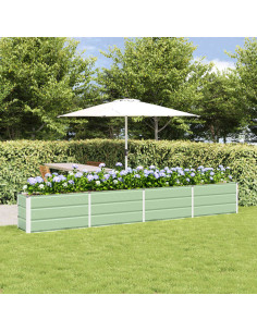 Fioriera Verde 320 x 40 x 45 cm Acciaio