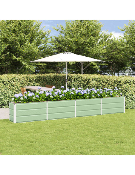 Fioriera Verde 320 x 40 x 45 cm Acciaio