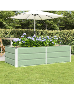 Fioriera Verde 160 x 80 x 45 cm Acciaio