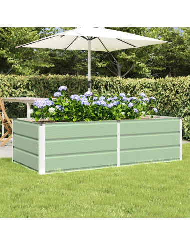 Fioriera Verde 160 x 80 x 45 cm Acciaio