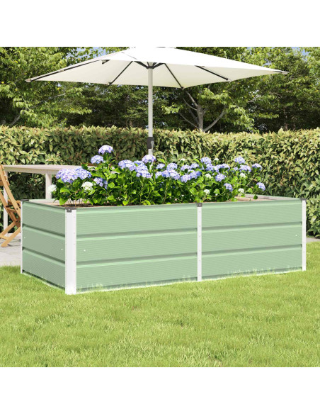 Fioriera Verde 160 x 80 x 45 cm Acciaio