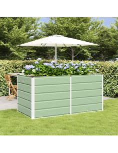 Fioriera Verde 160 x 80 x 75 cm Acciaio