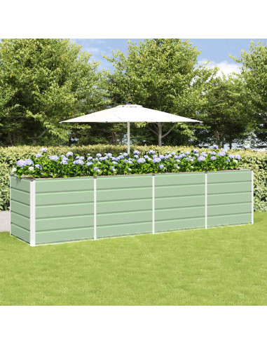 Fioriera Verde 240 x 80 x 75 cm Acciaio