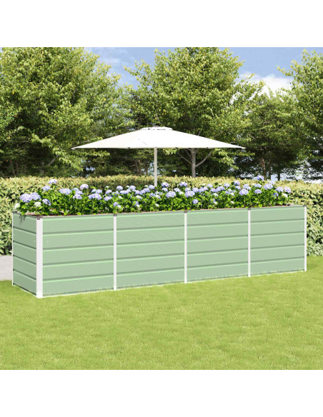 Fioriera Verde 240 x 80 x 75 cm Acciaio