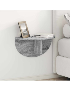 Scaffale da parete Grigio Sonoma 48 x 24 x 24 cm