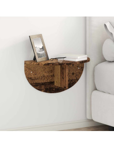 Scaffale da parete 2 pcs Legno vecchio 48 x 24 x 24 cm