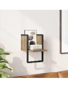 Scaffale da parete Rovere Artigianale 20 x 25 x 30 cm