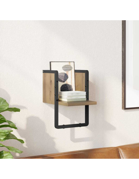 Scaffale da parete Rovere Artigianale 20 x 25 x 30 cm