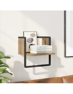 Scaffale da parete Rovere Artigianale 30 x 25 x 30 cm
