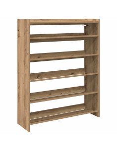 Scarpiera Rovere Artigianale 80x25x100 cm in Legno Multistrato