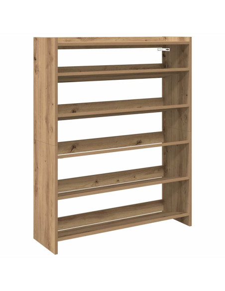 Scarpiera Rovere Artigianale 80x25x100 cm in Legno Multistrato