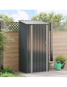 Casette da giardino Antracite 103 x 74 x 200 cm Metallo