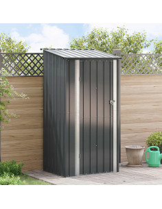 Casette da giardino Antracite 103 x 86 x 200 cm Metallo