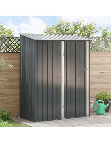 Casette da giardino Antracite 153,5 x 86 x 200 cm Metallo