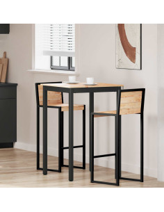 Tavolo da bar Naturale 110 x 55 x 105 cm Pino massello