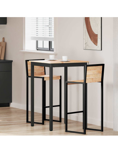 Tavolo da bar Naturale 110 x 55 x 105 cm Pino massello