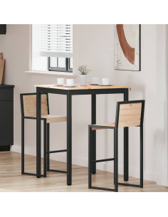 Tavolo da bar Naturale 110 x 55 x 105 cm Pino massello