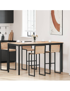 Tavolo da bar Naturale 110 x 55 x 105 cm Pino massello