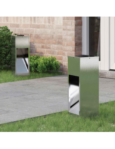 Lucina LED Solare da Percorso 2 pcs Argento