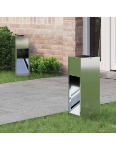 Lucina LED Solare da Percorso 2 pcs Argento Zincato