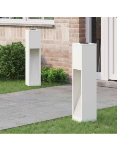 Lucina LED Solare da Percorso 2 pcs Bianco