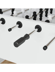 Maniglie per il tavolo da football 10 pcs Nero