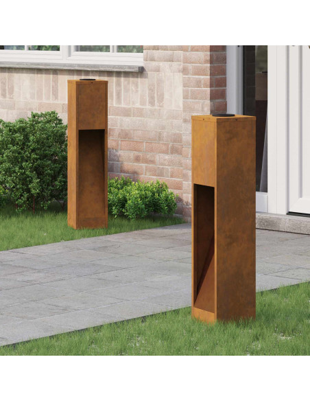 Lucina LED Solare da Percorso 2 pcs Bronzo