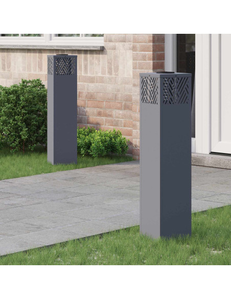 Faro LED solare per sentieri 2 pcs Antracite