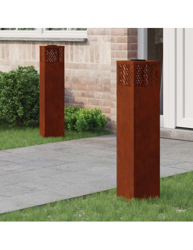 Faro LED solare per sentieri 2 pcs Bronzo