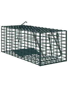 Trappola per animali Verde 31 x 13 x 12cm Acciaio