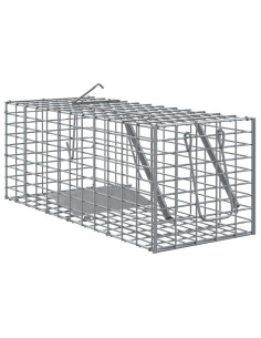 Trappola per animali Antracite 31 x 13 x 12cm Acciaio