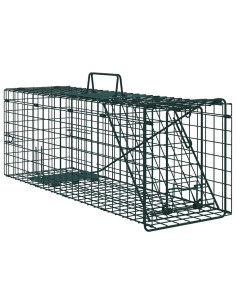 Trappola per animali Verde 61 x 20 x 21,5 cm Acciaio